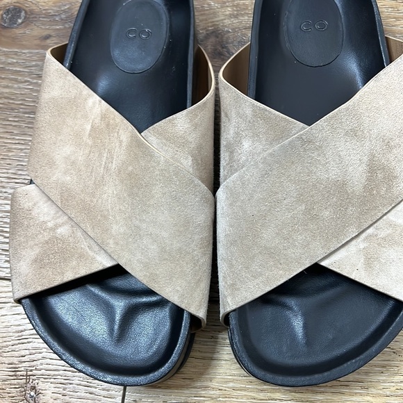CO Collection Cross Slide in Tan Suede Size 36/6 - Picture 5 of 9